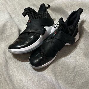 Nike Black and White High-Top Athletic Shoes